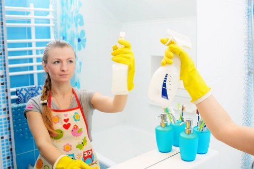 Professional end of tenancy cleaning in a Hollandpark living room