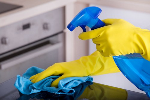 Professional carpets cleaner in Hollandpark restoring a living room carpet