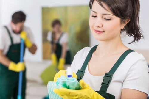 Routine hard floor maintenance service in Hollandpark