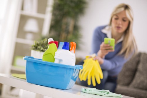 Kitchen cleaning performed by home cleaners in Hollandpark